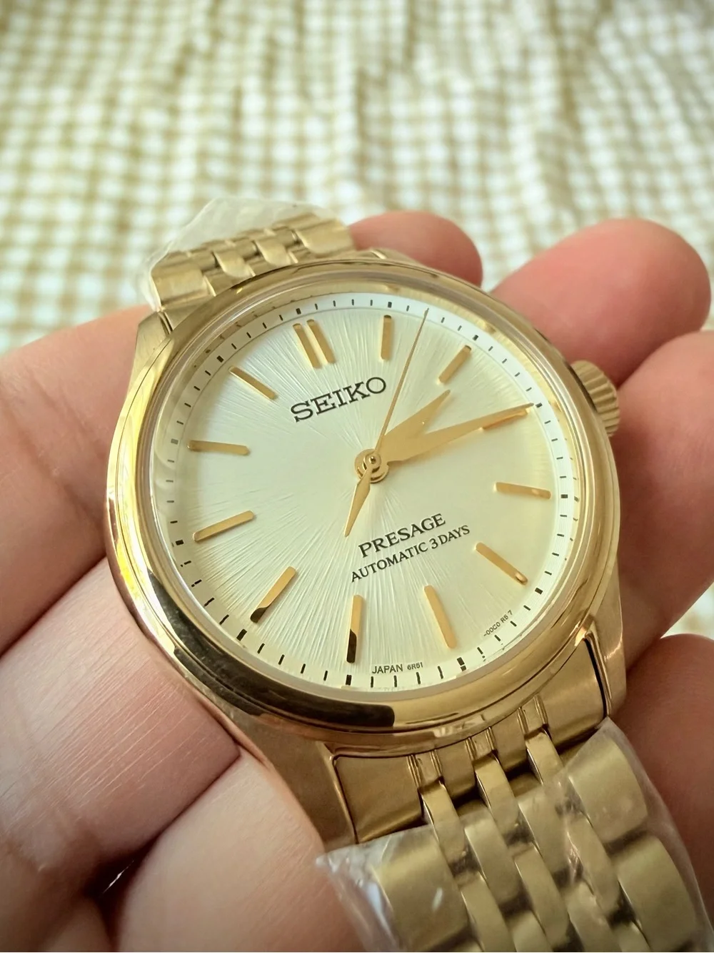 🥝Seiko Presage Classic Series 36mm Gold Tone 
